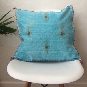 Moroccan Cactus Silk Throw Pilllow